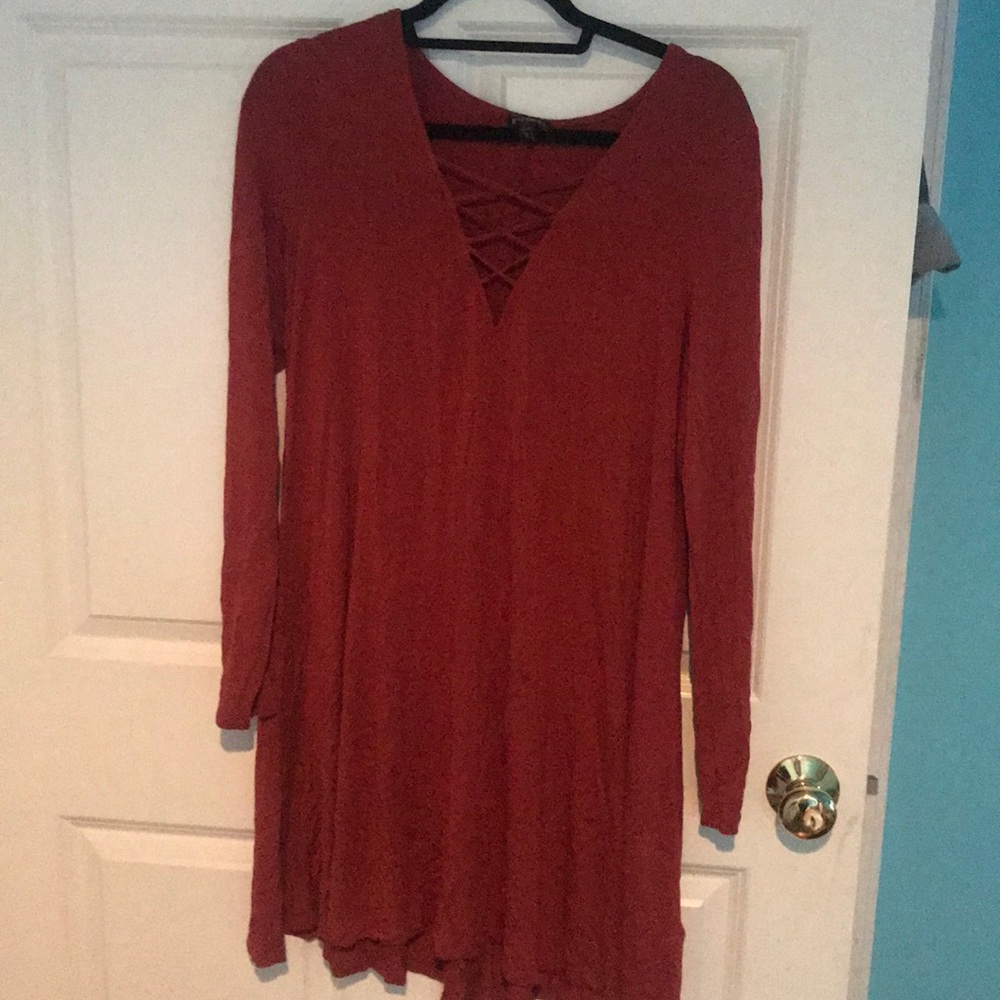 Express boho crisscross dress